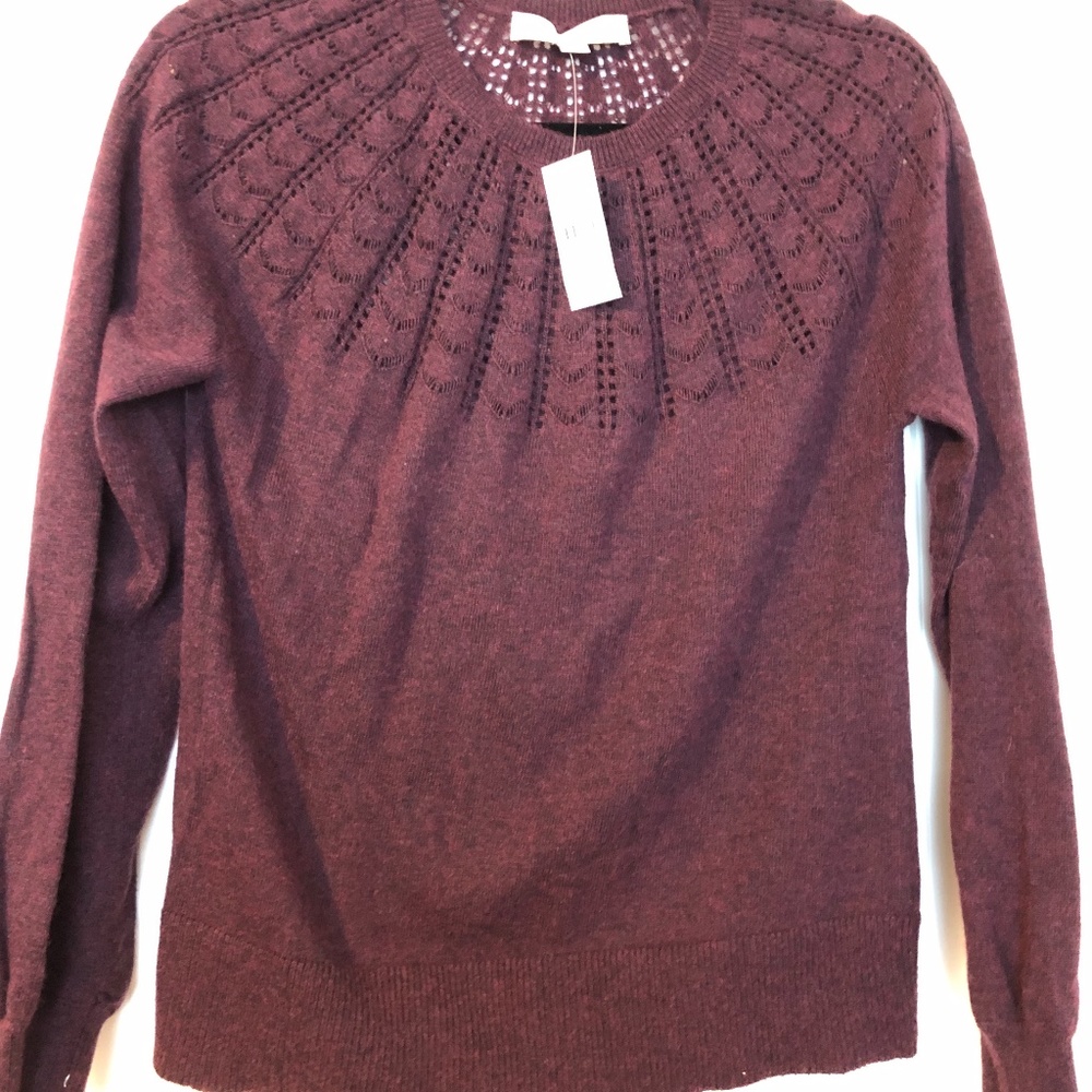 LOFT Maroon Sweater
